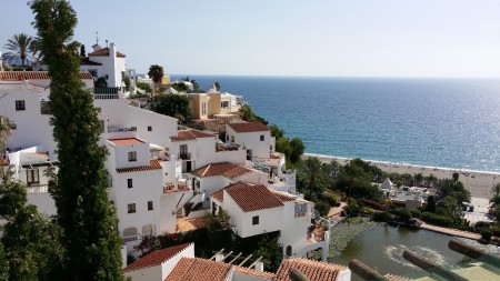 Bilden tagen från hissen i området