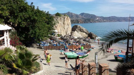 Playa Calahonda, precis vid Balcon de Europa